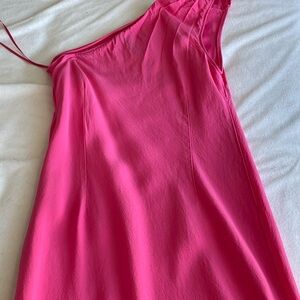 MANGO pink cocktail dress